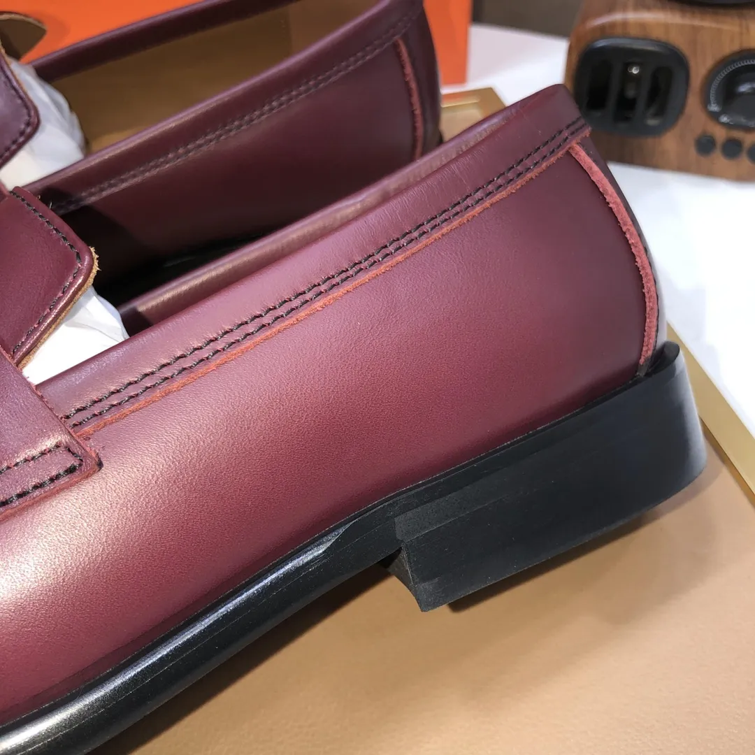 Men's shoes💰460💰【LOUIS VUITTON】(sheepskin lining) new cowhide LV formal shoes🎩🎩❗️🆘made one to one at the counter🎩original quality, imported cowhide upper➕full sheepskin lining➕original rubber outsole, {high quality visible}👣Size: 38-45 (45 custom-made)